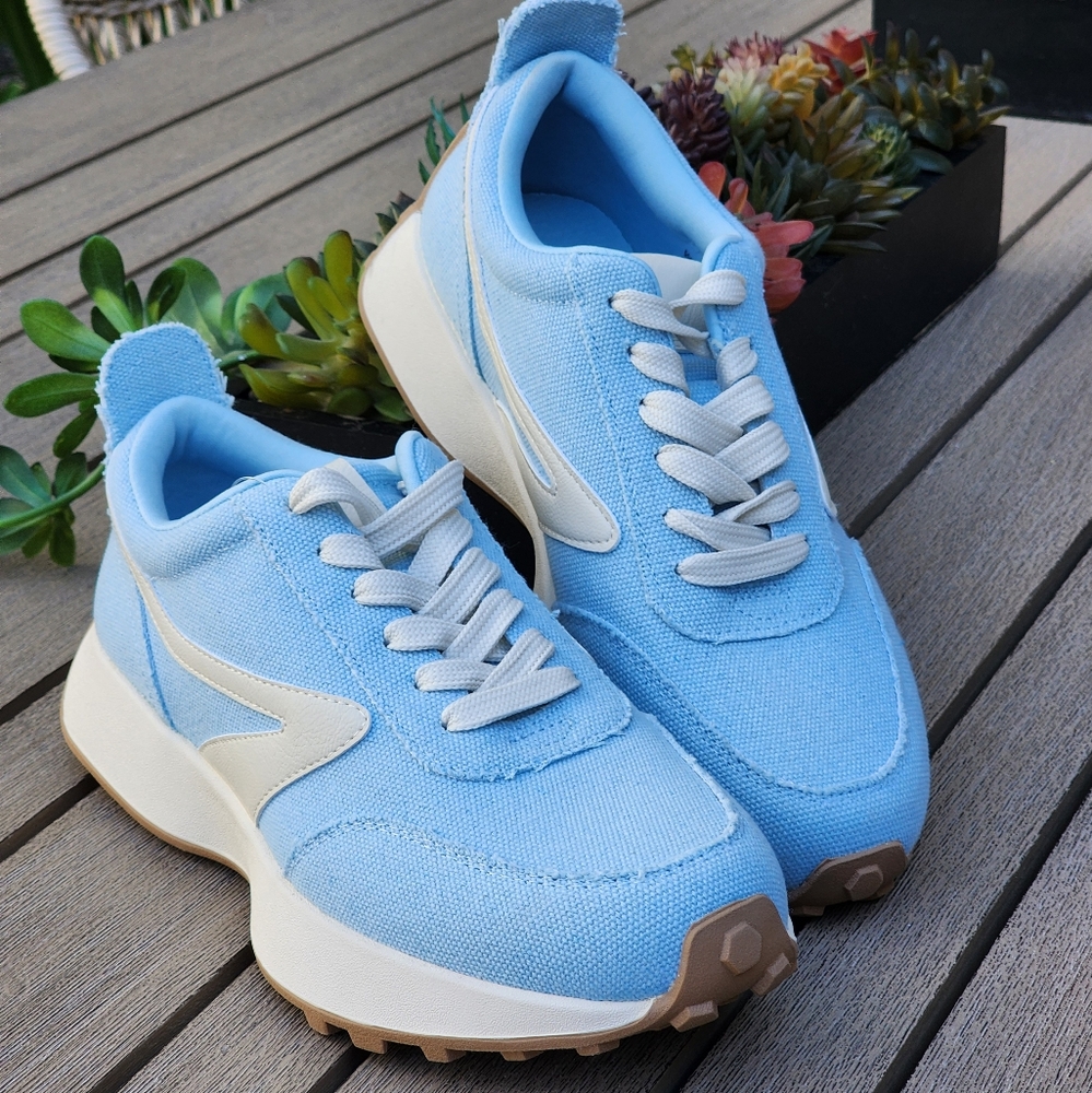 DV By Dolce Vita Brantly Women's Light Blue Women's Sneakers Size 8 - Picture 9 of 9
